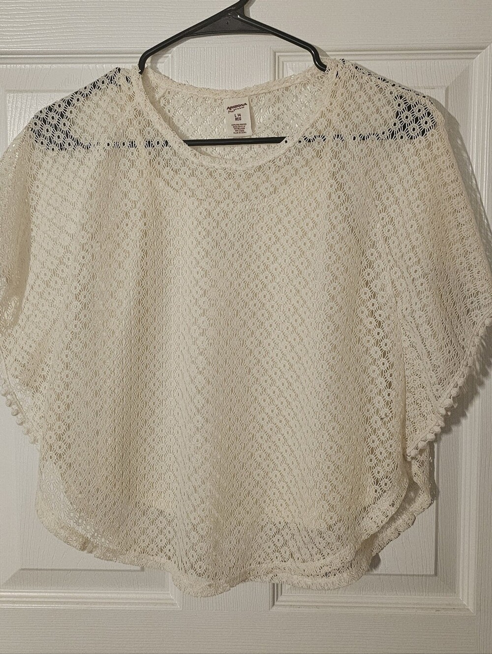 Arizona Girl's Cream Summer Top